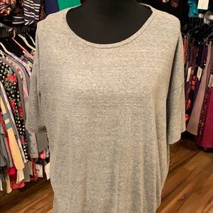 Heathered grey Lularoe Irma